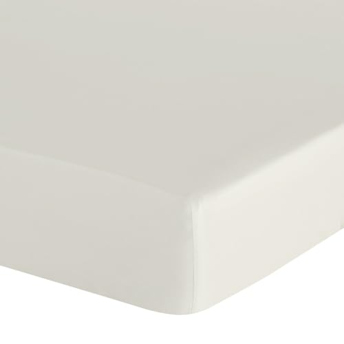 Eurofirany - Spannbettlaken 100x200 - Bettlaken Basic aus Baumwolle, Spannbetttuch mit Gummizug, Widerstandsfähig - für Dicke Matratzen 30 cm Tiefe Tasche - Viele Farben, Creme Eurofirany - Spannbettlaken 100x200 - Bettlaken Basic aus Baumwolle, Spannbetttuch mit Gummizug, Widerstandsfähig - für Dicke Matratzen 30 cm Tiefe Tasche - Viele Farben, Creme von Eurofirany