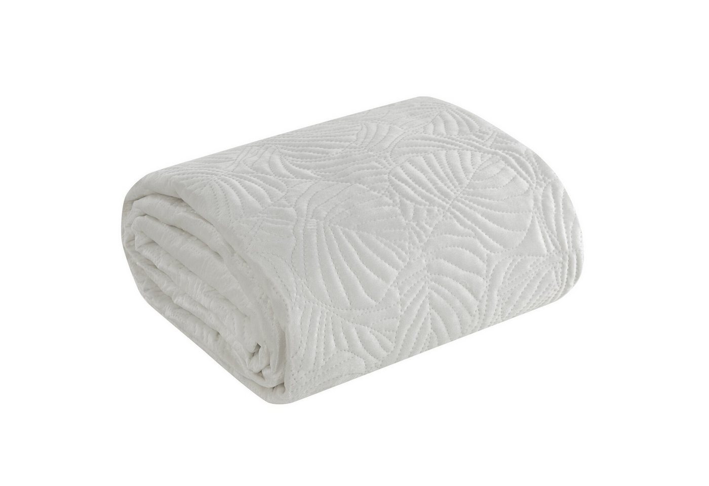 Eurofirany Tagesdecke Terra Collection, Velvet Tagesdecke Samt mit Steppung Dekorative Decke von Eurofirany