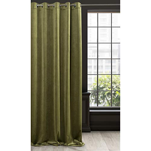Eurofirany RIA Blickdicht Samtvorhang mit Ösen-1 STK. Einfarbig Thermogardine, Verdunklungsvorhänge, Wohnzimmer, Schlafzimmer, Lounge, 290 g/m2, Velvet, OLIVGRÜN, 140x250cm Eurofirany RIA Blickdicht Samtvorhang mit Ösen-1 STK. Einfarbig Thermogardine, Verdunklungsvorhänge, Wohnzimmer, Schlafzimmer, Lounge, 290 g/m2, Velvet, OLIVGRÜN, 140x250cm von Eurofirany