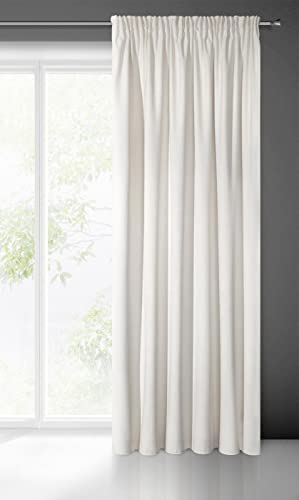 Eurofirany Villa Vorhang Samt Velvet Weich Kräuselband-1 Stk. Edel Gardine Dick 290 g/m2 Elegant Glatt Einfarbig Flauschig Modern Klassisch Wohnzimmer Schlafzimmer Lounge, Creme, 140X270cm Eurofirany Villa Vorhang Samt Velvet Weich Kräuselband-1 Stk. Edel Gardine Dick 290 g/m2 Elegant Glatt Einfarbig Flauschig Modern Klassisch Wohnzimmer Schlafzimmer Lounge, Creme, 140X270cm von Eurofirany