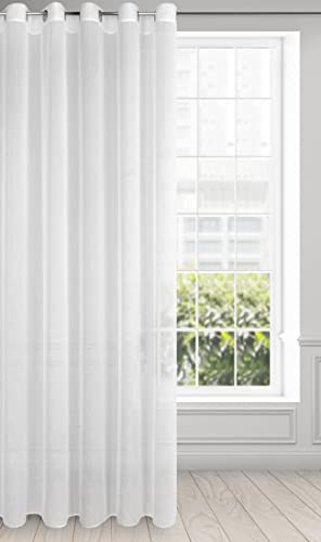 Gardine Durchsichtig Transparent Einfarbig mit Horizontal Regenstruktur mit Ösen Ösenschal - 1 STK. Schlicht Durscheinend Leicht Modern Schick Klassisch Wohnzimmer Schlafzimmer Kinderzimmer Küche Gardine Durchsichtig Transparent Einfarbig mit Horizontal Regenstruktur mit Ösen Ösenschal - 1 STK. Schlicht Durscheinend Leicht Modern Schick Klassisch Wohnzimmer Schlafzimmer Kinderzimmer Küche von Eurofirany