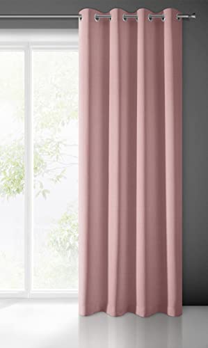 Gardine Vorhang Ösen Einfarbig - 1 STK. Wohnzimmer Schlafzimmer von Eurofirany