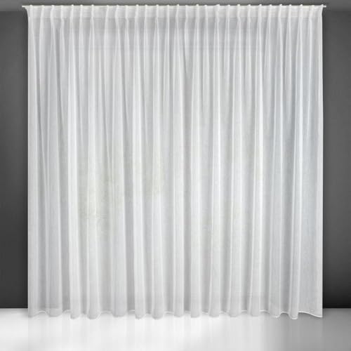 Eurofirany Belissa Gardine Weiß Transparent mit Vertikaler Regenstruktur und Faltenband auch für Deckenschiene/Gardinenschiene - 1 STK. Durchsichtig Leicht Schick Klassisch Elegant 400x300cm Eurofirany Belissa Gardine Weiß Transparent mit Vertikaler Regenstruktur und Faltenband auch für Deckenschiene/Gardinenschiene - 1 STK. Durchsichtig Leicht Schick Klassisch Elegant 400x300cm von Eurofirany