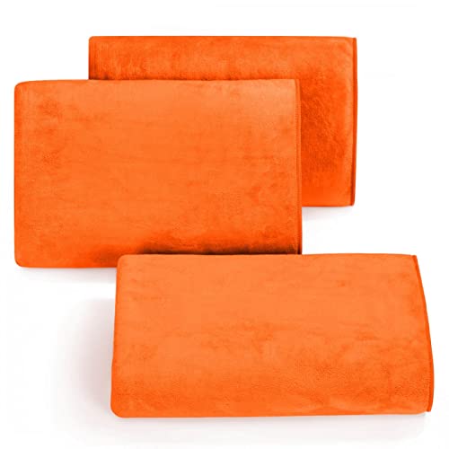 Handtuch Mikrofaser Schnelltrocknend Weich Schlicht Set 6-er Pack Oeko-Tex Sporthandtuch und Strandhandtuch von Eurofirany
