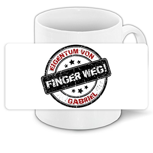 Büro-Tasse mit Namen Gabriel und schönem Motiv - Nr. 5 - Eigentum von Gabriel von Eurofoto