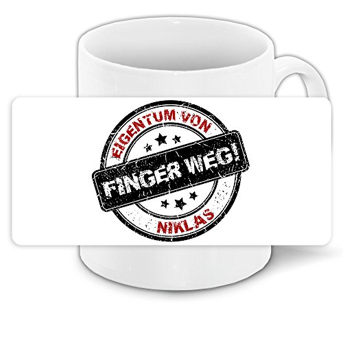 Büro-Tasse mit Namen Niklas und schönem Motiv - Nr. 5 - Eigentum von Niklas von Eurofoto