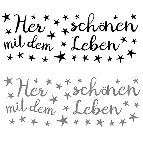 Eurographics Beautiful Life II 25x35 Wandsticker, Papier, grau, 35 x 25 x 0.4 cm Eurographics Beautiful Life II 25x35 Wandsticker, Papier, grau, 35 x 25 x 0.4 cm von EuroGraphics