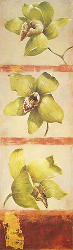 Eurographics FDV4864 Fabrice de Villeneuve, Chartreuse Orchidee Trilogy 30x, Hochwertiger Kunstdruck von EuroGraphics
