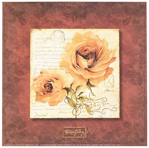 Eurographics JO2053 Joadoor, King Rose Gal.-Sylvie 30 x 30 cm, Hochwertiger Kunstdruck - Rosen von EuroGraphics