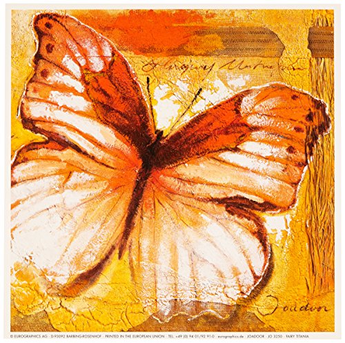 Eurographics JO3250 Joadoor, Fairy Titania 18 x 18 cm, Hochwertiger Kunstdruck - Schmetterlinge von EuroGraphics