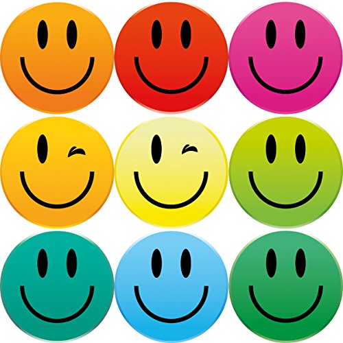 Eurographics, Glas, Magnete Smiley, 11.5 x 1.8 x 20.5 cm von EuroGraphics