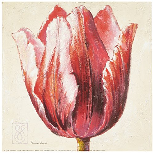 Eurographics PRE1109 Paula Reed, Red Parrot Bloom 30 x 30 cm, Hochwertiger Kunstdruck von EuroGraphics