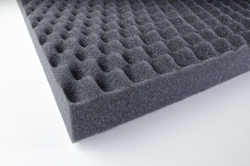 Noppenschaum 5 cm Akustipur - PU WAVE TOP 50 - Anthrazit 100x50x5cm 0,5m2 Noppenschaum 5 cm Akustipur - PU WAVE TOP 50 - Anthrazit 100x50x5cm 0,5m2 von Eurokustik