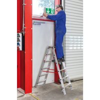 Euroline Alu-Stufenstehleiter Nr. 20577 2 x 3 Euroline Alu-Stufenstehleiter Nr. 20577 2 x 3 von Euroline