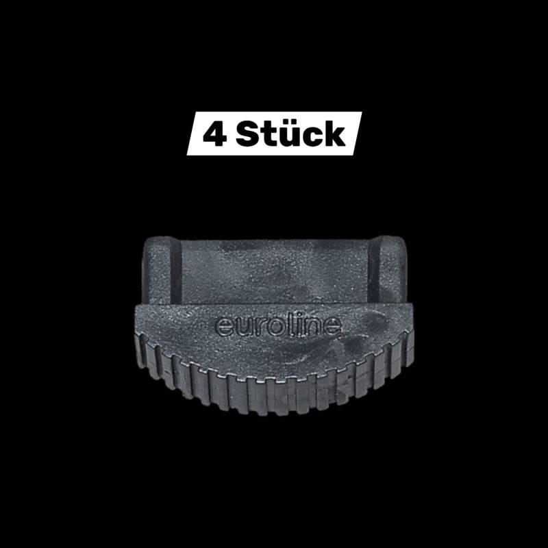Euroline Leiterfuß Ersatzteil Industrie 84 Mm 2 Stk Leiterfuß Set 4 Stück B-Ware von Euroline