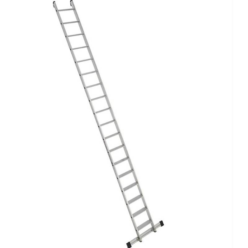 Euroline Premium 30174 Alu Stufenanlegeleiter mit Integriertem Anlegegummi 18 Stufen von Euroline