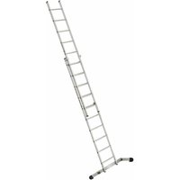 Euroline Premium 302 Schiebeleiter 2x10 Sprossen mit Vario-Traverse Euroline Premium 302 Schiebeleiter 2x10 Sprossen mit Vario-Traverse von Euroline