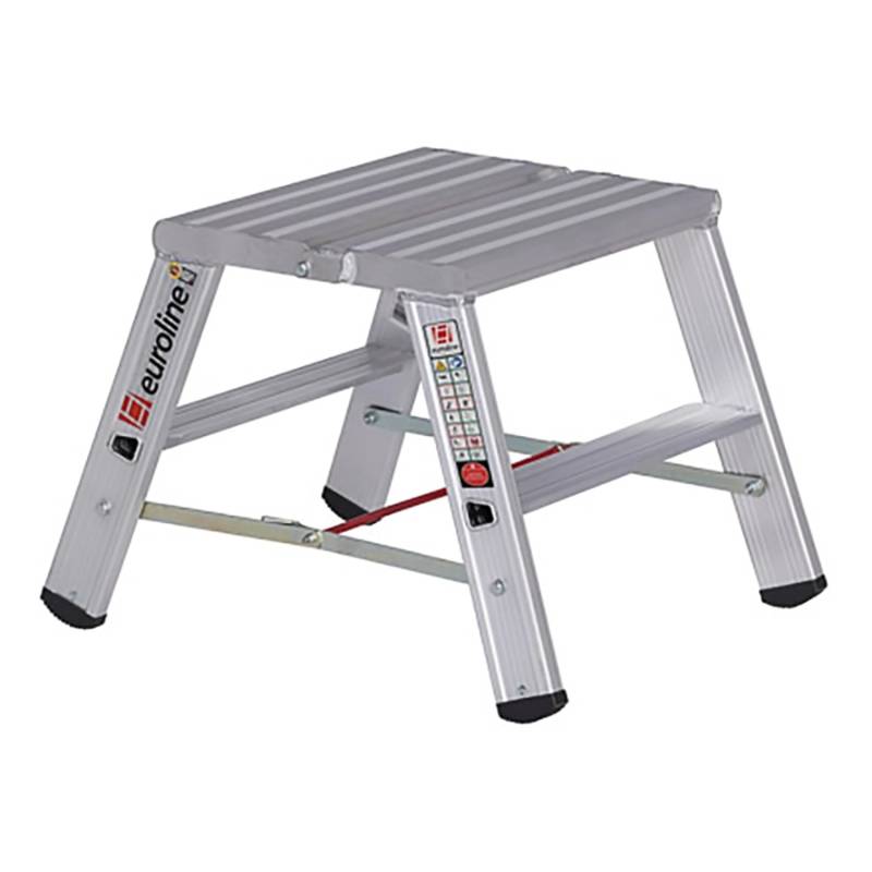 Euroline Premium 30581 Stufenstehleiter Breit 2x2 Stufen von Euroline