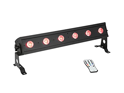 EUROLITE AKKU Bar-6 Entry QCL RGBW Leiste | Akku-Lichteffektleiste mit RGBW-LEDs und IR-Fernbedienung von Eurolite