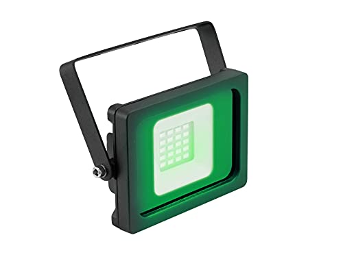 EUROLITE LED IP FL-10 SMD grün | Flacher Outdoor-Scheinwerfer (IP65) mit farbigen LEDs von Eurolite