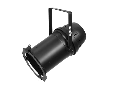 EUROLITE LED PAR-64 COB RGBW 120W Zoom sw MK2 | PAR-Scheinwerfer mit 120-W-RGBW-LED und manuellem Zoom | Beleuchtung für Show-Effekte von Eurolite