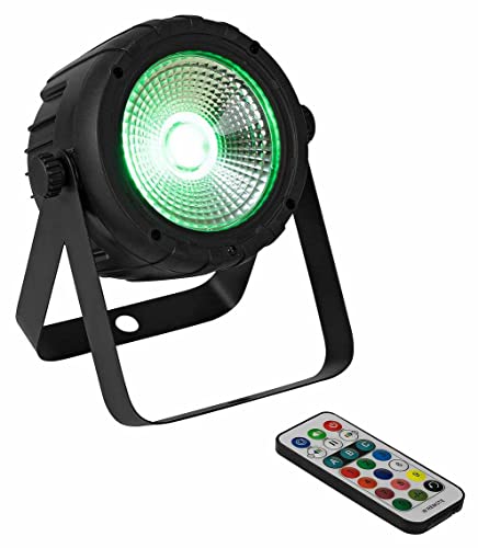 EUROLITE LED PARty Spot COB | Kompakter Scheinwerfer mit DMX und einer 15-W-COB-LED in RGB von Eurolite