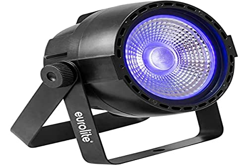 EUROLITE LED PARty UV Spot | Kompakter UV-Scheinwerfer mit 30-W-COB-LED und DMX-Steuerung von Eurolite