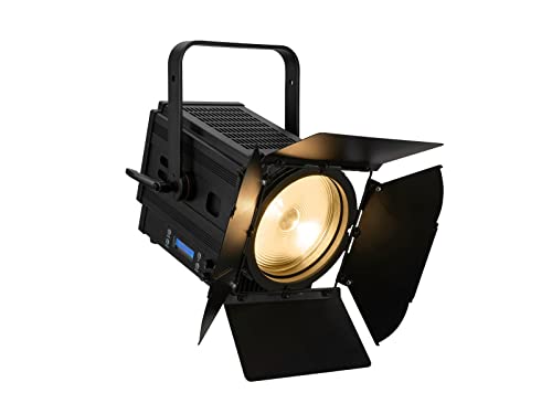 EUROLITE LED THA-450F Theater-Spot | Fresnel-Scheinwerfer (Stufenlinse), 440-W-RGBL-LED, leise, DMX | Beleuchtung für Show-Effekte von Eurolite
