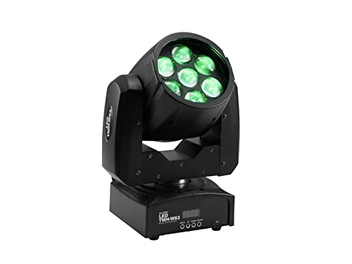 EUROLITE LED TMH-W63 Moving-Head Zoom Wash | Washlight mit 7 starken 9-Watt-LEDs (4in1) und motorischem Zoom von Eurolite