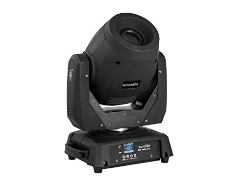 EUROLITE LED TMH-X12 Moving-Head Spot | Lichtstarker Spot mit 120-Watt-LED, rotierenden Gobos, Farbrad und Prisma von Eurolite