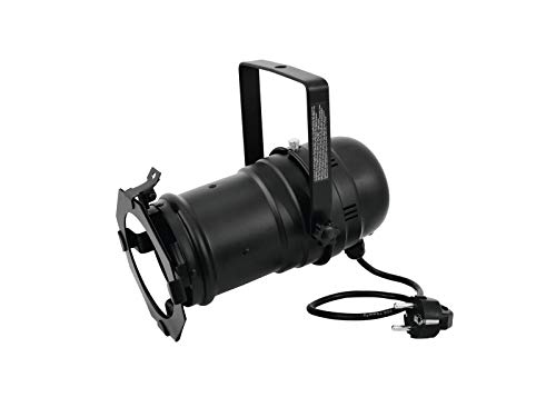 EUROLITE PAR-30 Spot schwarz | PAR-30-Gehäuse mit E-27 Sockel (mit Kabel + Stecker) von Eurolite