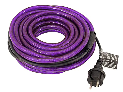 Eurolite RUBBERLIGHT RL1-230V violett/pink 9m | Flexibler Schlauch zur Dekorationsbeleuchtung von Eurolite