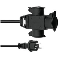 Eurolite 30247016 Strom Verlängerungskabel 16A Schwarz 5m H07RN-F 3G 1,5mm² von Eurolite