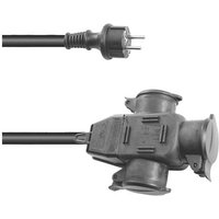 Eurolite 3024701E Strom Verlängerungskabel Schwarz 5m H07RN-F 3G 2,5mm² Eurolite 3024701E Strom Verlängerungskabel Schwarz 5m H07RN-F 3G 2,5mm² von Eurolite
