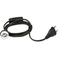 Eurolite - 51100667 Lampenfassung GU10 230 v mit Eurostecker, mit Wippschalter von Eurolite