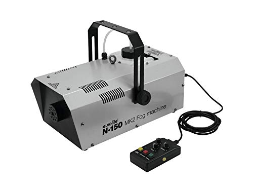 Eurolite N-150 MK2 Nebelmaschine | DMX-steuerbare Nebelmaschine mit 1500-Watt-Leistung | Kompakte Nebelmaschine mit hohem Ausstoßvolumen von Eurolite