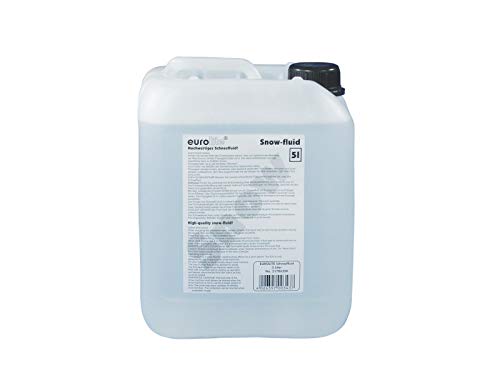 Eurolite Schneefluid, 5 Liter | Flüssigkeit für Schneemaschinen | Geruchlos | Hinterlässt nahezu keine Rückstände von Eurolite