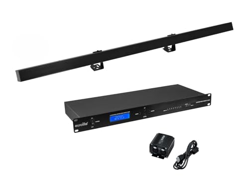 Eurolite Set mit 10 x LED PR-100/32 Pixel DMX Rail sw + DMX Software (20000806). Marke: von Eurolite