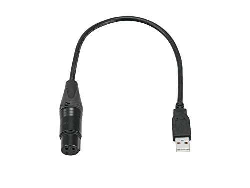 Eurolite USB-DMX512-Interface/Update-Adapter | USB-DMX-Interface ohne Software zur Verwendung mit Lichtsteuerprogrammen | Ermöglicht die Steuerung von DMX-Geräten mit einem Computer von Eurolite