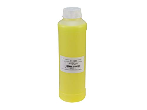 Eurolite UV-aktive Stempelfarbe, transparent gelb, 250ml | UV-aktive Stempelflüssigkeit | Einlasskontrolle per Schwarzlicht | Made in Germany von Eurolite