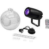 Eurolite LED Discokugel-Set mit Motor, mit LED-Beleuchtung 30cm von Eurolite