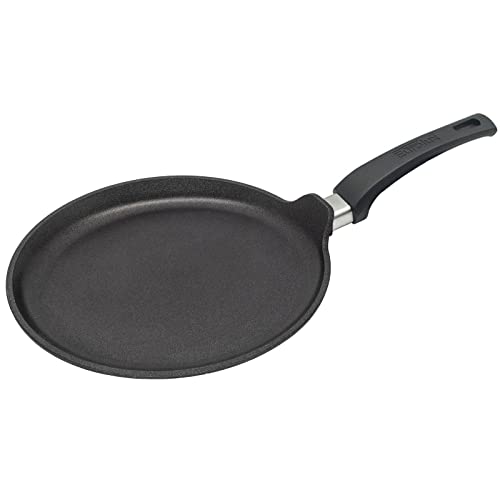 Eurolux Crepes-Pfanne Induktion Ø 28 cm - große flache induktionsgeeignete Aluguss Pancake-Pfanne mit Antihaft-Beschichtung - Made in Germany von Eurolux