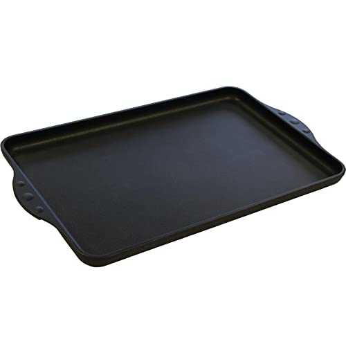 Eurolux Teppanyaki Grillplatte 43 x 28 cm - alle Herdarten inkl. Induktion - Anfihaftversiegelung - Glatte Keramik-Oberfläche - Made in Germany - Aluguss PFOA frei von Eurolux