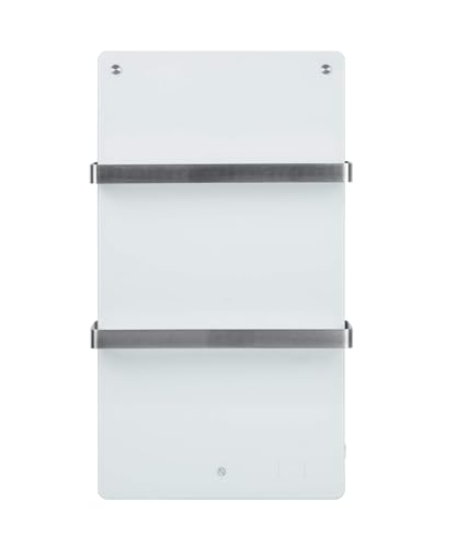 Badezimmer Heizkörper Handtuchtrockner Handtuchwärmer Eurom Sani Comfort Wifi Elektro Glas Badheizung von Eurom