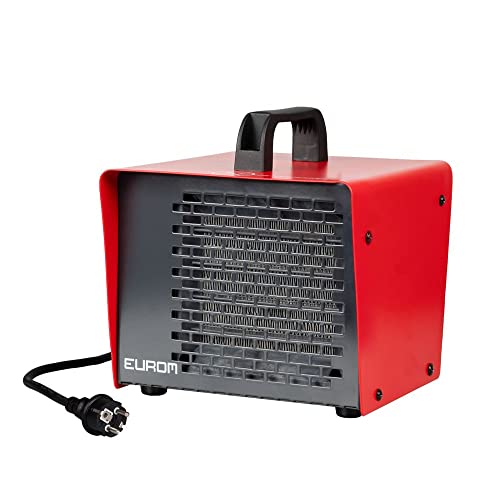 Euromac EK2 K 2000 W Black, Red – Electric Space Heaters (Black, Red, IP21, 230 V, 50 Hz, Metal, 187 mm) von Eurom