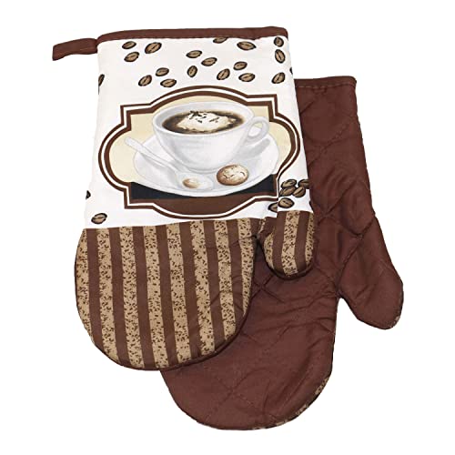 2 TLG. Set Topfhandschuhe mit Magnet Grillhandschuhe Backhandschuhe Ofenhandschuhe Kochhandschuhe Küchenhandschuhe Cappuccino 9578B- Braun Ecru 2 TLG. Set Topfhandschuhe mit Magnet Grillhandschuhe Backhandschuhe Ofenhandschuhe Kochhandschuhe Küchenhandschuhe Cappuccino 9578B- Braun Ecru von Euromat