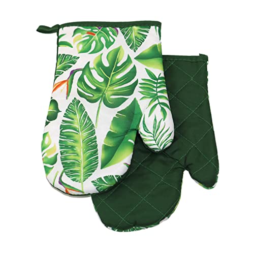 2 TLG. Set Topfhandschuhe mit Magnet Grillhandschuhe Backhandschuhe Ofenhandschuhe Kochhandschuhe Küchenhandschuhe Blätter FS30- Grün Weiß 2 TLG. Set Topfhandschuhe mit Magnet Grillhandschuhe Backhandschuhe Ofenhandschuhe Kochhandschuhe Küchenhandschuhe Blätter FS30- Grün Weiß von Euromat