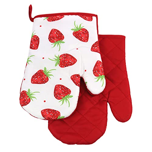 2 TLG. Set Topfhandschuhe mit Magnet Grillhandschuhe Backhandschuhe Ofenhandschuhe Kochhandschuhe Küchenhandschuhe Früchte Erdbeere- Rot Weiß Grün 2 TLG. Set Topfhandschuhe mit Magnet Grillhandschuhe Backhandschuhe Ofenhandschuhe Kochhandschuhe Küchenhandschuhe Früchte Erdbeere- Rot Weiß Grün von Euromat