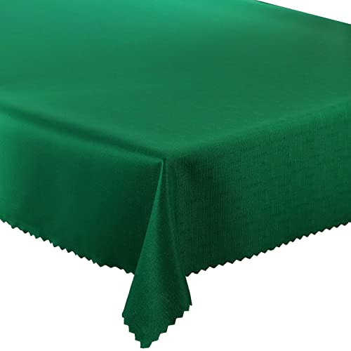 Tischdecke Fleckenresistente Tischtücher abwaschbar Lotus Effekt (Grün, 110x160 cm) von Euromat