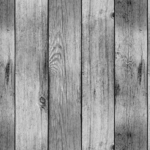 Wachstuch Tischdecke abwaschbar Gartentischdecke Viele Größen und Designs, wasserabweisend, abwischbar, ÖkoTex (Grau Planke Holz Bretter- 1000-2, 100x140 cm) von Euromat
